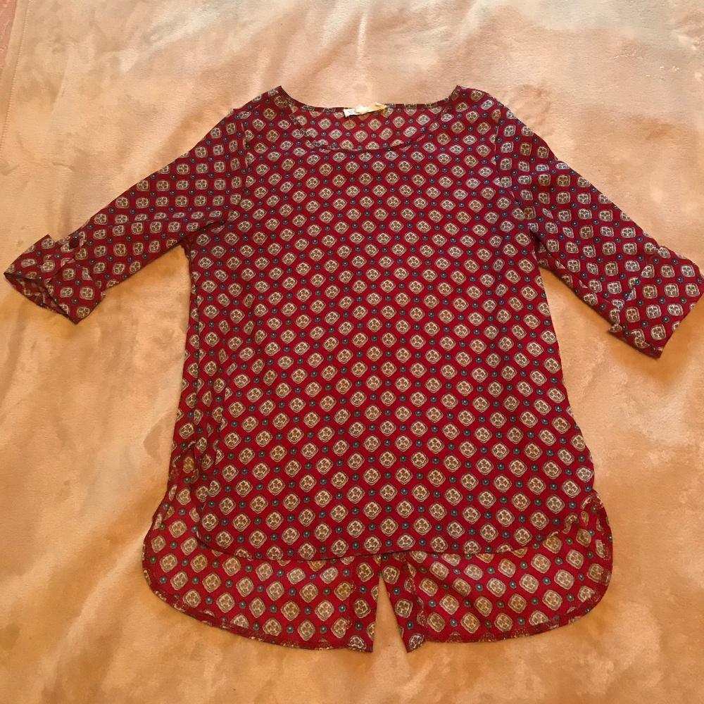 Flowy 3/4-sleeve shirt